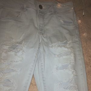 American eagle ripped jeans.